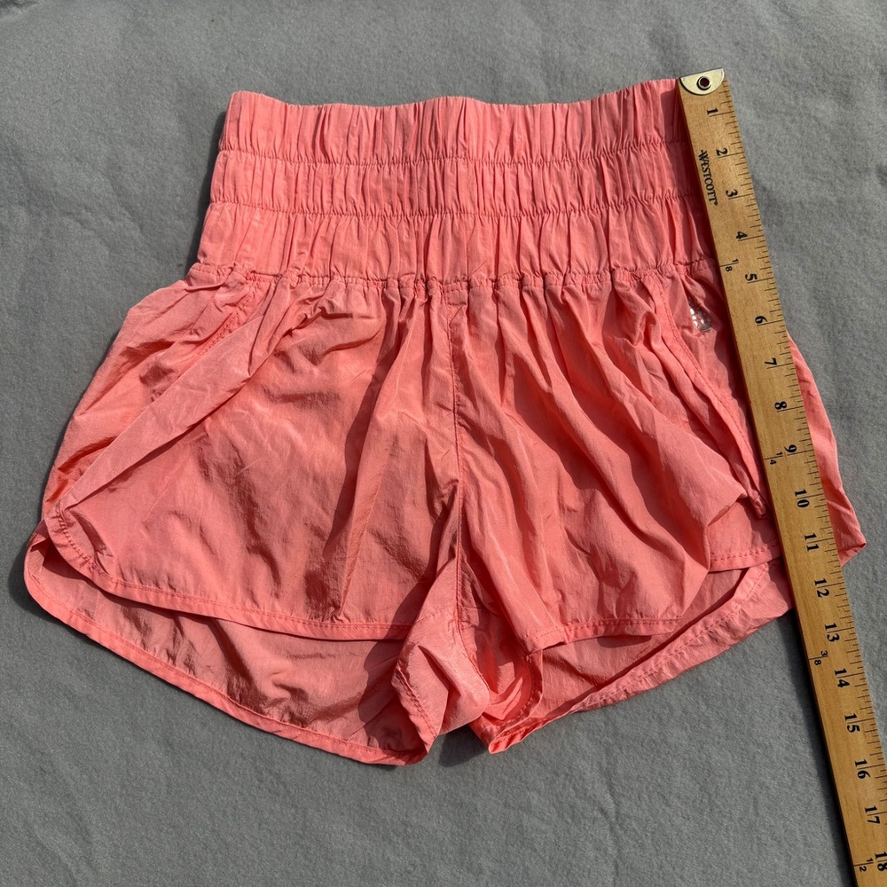FP Movement Hot Shot Coral Pink Shorts Size S